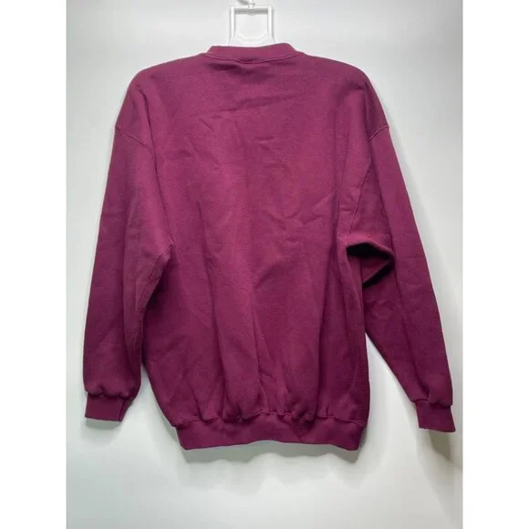 Vintage Maine Heavy Weight USA 3D textured logo American Spirit tag XL Burgundy - Picture 6 of 8